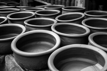 Pottery making involves shaping clay by hand, using a wheel, or coiling techniques.