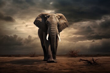 lone elephant the symbols of power