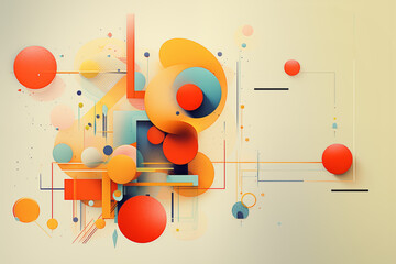 Obraz premium abstract geometric background