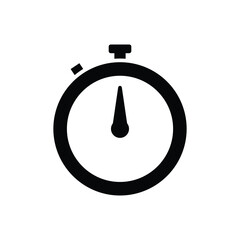 stopwatch icon vector design template simple and clean