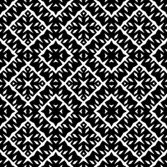 Monochrome pattern, Abstract texture for fabric print, card, table cloth, furniture, banner, cover, invitation, decoration, wrapping.seamless repeating pattern.Black color.