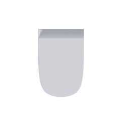 Lavatory pan isolated on a white background, bidet, 3D illustration, and CG render