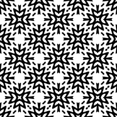 Monochrome pattern, Abstract texture for fabric print, card, table cloth, furniture, banner, cover, invitation, decoration, wrapping.seamless repeating pattern.Black colMonochrome pattern, Abstracor.
