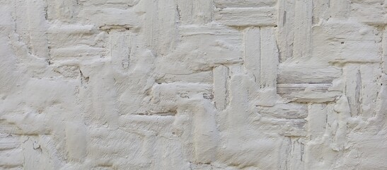 photo of white woven bamboo wall