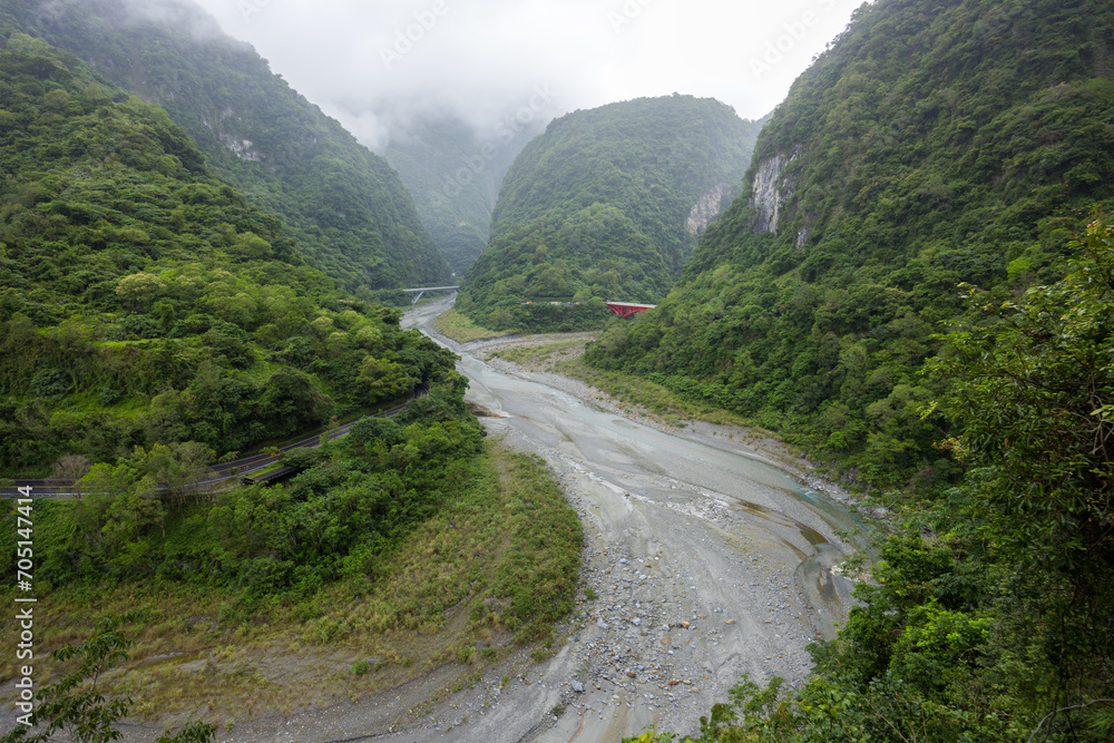 Canvas Prints scenic view of taroko national park in taiwan