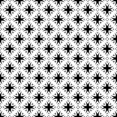 Foto op Plexiglas Black seamless abstract pattern. Overlay for background and backdrop. Ornamental design. PNG graphic illustration with transparent background. © Jozsef