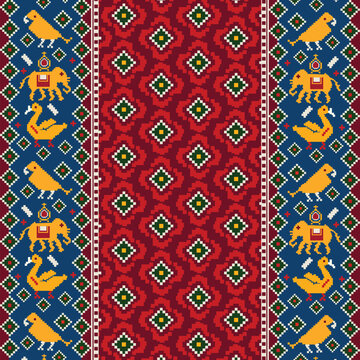 Patan Patola design vector background