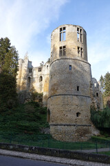Fototapeta na wymiar Burg Beaufort in Luxemburg