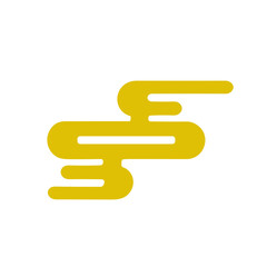 oriental chinese cloud flat design