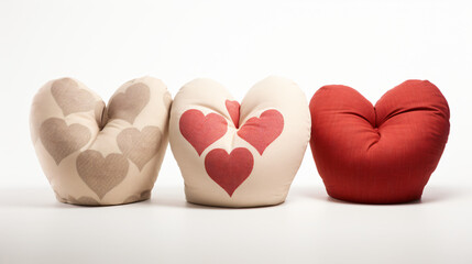 Love themed chair cushions