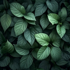 green leaves and plants background
