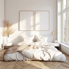 Bright and Airy Minimalist Bedroom