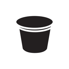 bucket icon vector illustration eps