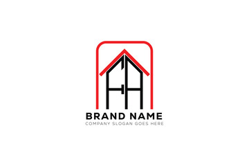 FA letter creative real estate vector logo design . FA creative initials letter logo concept. FA house sheap logo