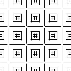 Seamless abstract vector line geometric pattern