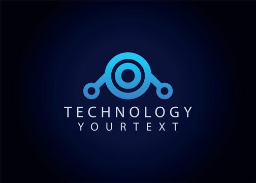 O Technology Letter Monogram Logo Design