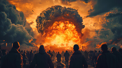 Meeting of the Mobilization Day People express solidarity against the threat of nuclear war