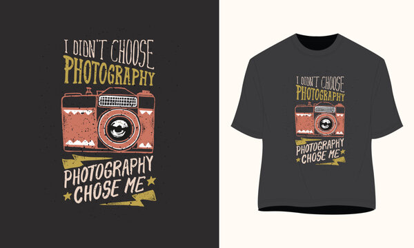 Photography t-shirt design life is like photography