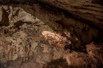S. Angelo in Grotte, Molise. The Church - cave of St. Michael the Archangel