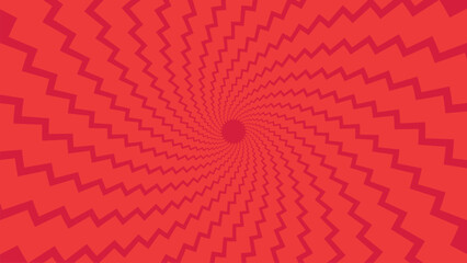 Abstarct spiral ray valentine love background red.