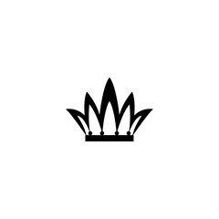 crown icon vector	
