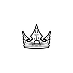 crown icon vector	