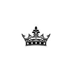 crown icon vector	
