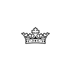crown icon vector	
