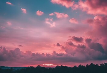 Sky in the pink and blue colors effect of light pastel colored of sunset clouds cloud on the sunset sky background stock photoSky Blue Backgrounds Cloud Sky