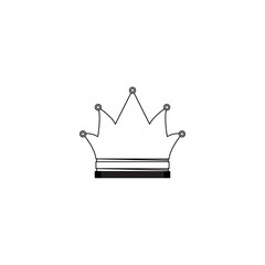 crown icon vector	
