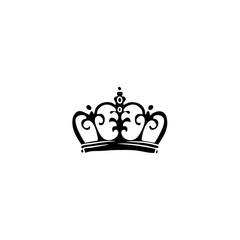 crown icon vector	
