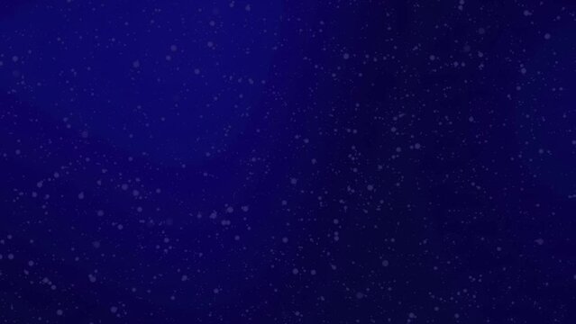 Simple animated abstract hyperjump in space and star field blue background with speed effect.