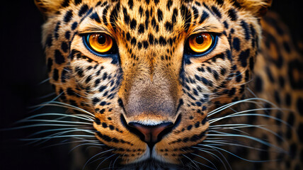 Leopard in Afrika. Safari - obrazy, fototapety, plakaty
