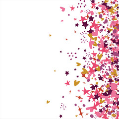 confetti, hearts, stars for promotions and events . party, diary, decorate, event. Vector illustration.