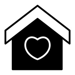 Shelter solid glyph icon