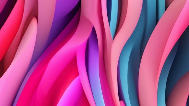Pink core Abstract plastic background. Liquid line trendy texture y2k