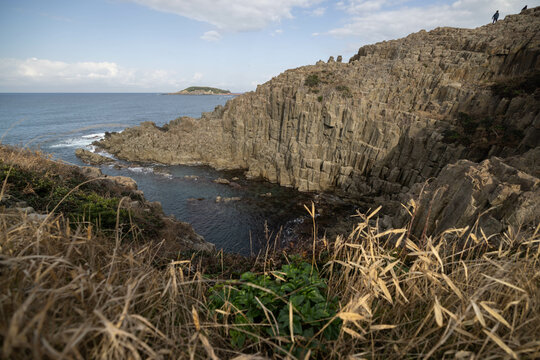 View of Tojinbo Cliff