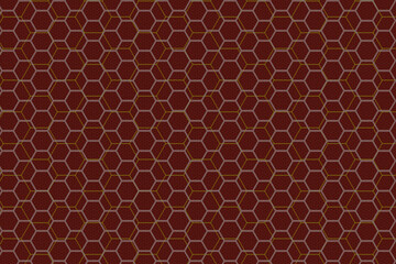 Seamless hexagonal  pattern. hexagon texture  Abstract repeating geometrical background.