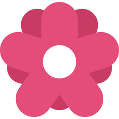 Flat Flower Vector