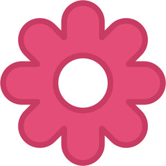 Flat Flower Vector