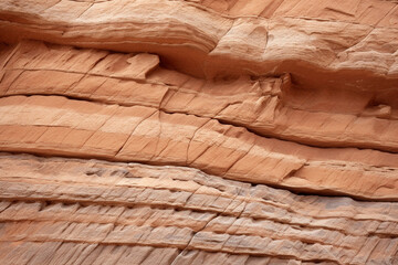 Rugged desert sandstone texture with rugged grooves