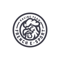 chicken farm rooster logo design