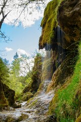 Die Schleierfälle sind ein Wasserfall in der Ammerschlucht in Bayern. Sie sind als Geotop ausgewiesen und stehen als Naturdenkmal unter Naturschutz.