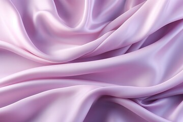 Obraz premium Close-up of pink silk fabric