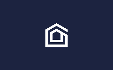 letter g with house logo icon design vector design template inspiration - obrazy, fototapety, plakaty