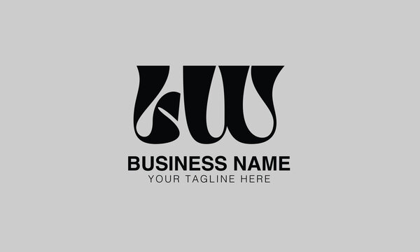 LW l lw initial logo | initial based abstract modern minimal creative logo, vector template image. luxury logotype logo, real estate homie logo. typography logo. initials logo