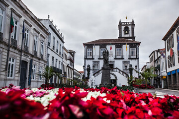 Ponta Delgada City Hall , Sao Miguel island , Azores , Portugal