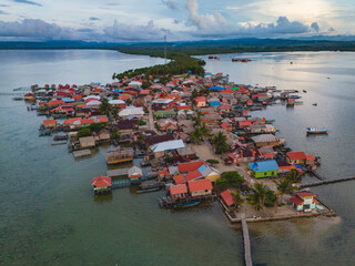 Beautiful View of Osi Island in West Seram Regency, Maluku, Indonesia - obrazy, fototapety, plakaty