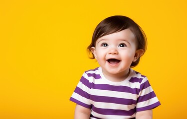 Portrait of a smiling baby