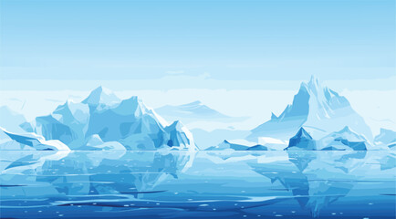 iceberg in the sea